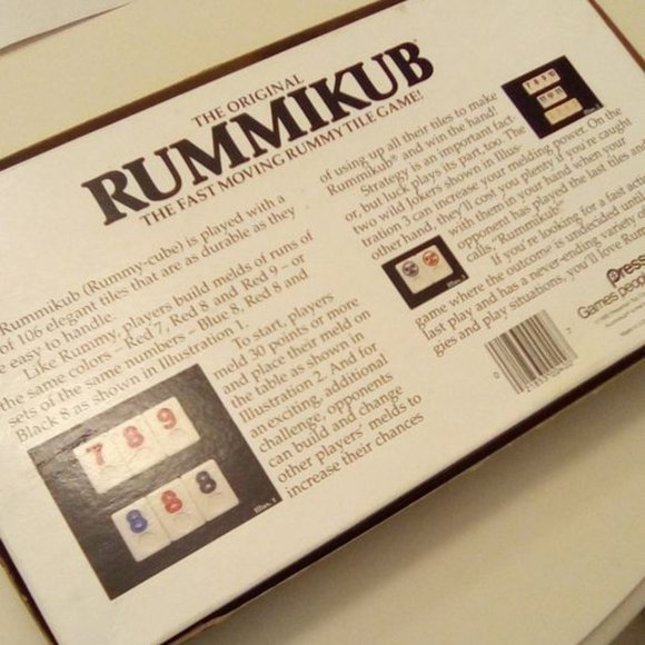 VTG 1990 The Original Rummikub Rummy Tile Board Game Pressman Toy Co. #400 - Picture 6 of 6